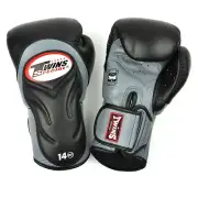 Twins Long Cuff Leather Muay Thai Boxing Gloves Kick Sparring Mitts Training