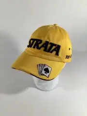 STRATA Top Flight Golf Hat Cap Yellow Adjustable Embroidered OSFM