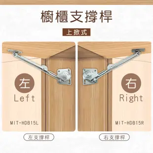 上掀門撐桿 上掀門五金 支撐桿 上掀桿 上掀五金 MIT-HDB15S 上翻 門片桿 門片掀桿 重型上掀撐桿 上翻緩衝桿