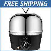 Multifunctional Electric Egg Cooker with Timer - Hard Boiled, Poached, Scrambled