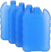 4Pcs Reusable Ice Pack for Coolers Freezer Packs for Camping Lunch Boxes Food Preservation Long Lasting Cool for Summer Use Compact Design for Easy Storage