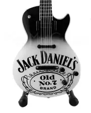 Miniature Guitar JACK DANIELS with free stand