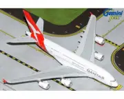 Gemini Jets GJQFA2075 Qantas Airways Airbus A380-800 VH-OQB Diecast 1/400 Model