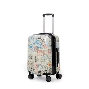 【COUGAR】20吋旅行箱 登機箱 防爆拉鏈 專利減震輪 可加大 TSA海關鎖行李箱(耐摔大容量)