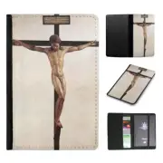 PASSPORT ITINERARY ORGANIZER|MICHELANGELO - CRUCIFIX ART PAINT