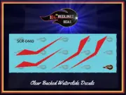 1/64 Redline 'A-Team Van' RED Replica Decal SCR-0440