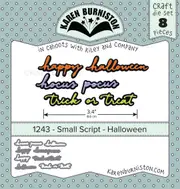 Karen Burniston Small Script - Halloween Die