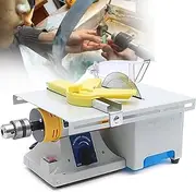 Mini Table Saw, Precision Electric Multi-Function Table Saw, Gem Jade Tabletop Saw Machine, Diy Woodworking Handmade Tool,For Diy Engraving, Cutting, Polishing, Milling, Grinding, And Drilling,220V
