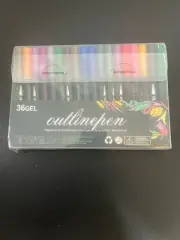 NIP Gel Outline Marker Set 36 Colors Waterproof Free Shipping US Seller