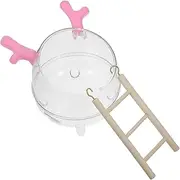 Happyyami Hamster Bathroom Water Basin Hamster Special Hamster Vacuum Dust Collector Chinchilla Hamster Kit Dust Collector Hamster Cage Hamster Food Hamster The Pet