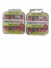 2 Fing'rs Prints Press On FingerNails Street Beat Knotty Girl Manicure Kit