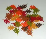 150 pcs Oak Leaf Die Cuts,Paper Die Cuts,Paper Embellishment Fall Autumn