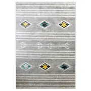 Grey Black Style Pattern Floor Area Abstract Rug Modern Large Carpet