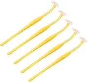 TOVINANNA Gentle Facial Hair Razor 5pcs Portable Eyebrow Trimmer Women's Eyebrow Remover Compact and Portable Beauty Tool Random Color