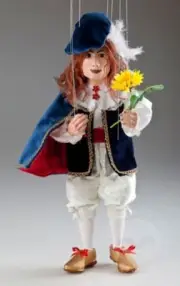 Prince Damian Czech Marionette - Handmade Puppet