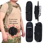 Tactical 360° Flashlight Holster Torch Duty Belt Flashlight Holder Nylon Pouch
