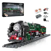 French 141R Steam Locomotive Building Bricks Set -Retro Steam Train Building ...