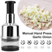 Stainless Vegetable Onion Cutter Chopper Slicer Pressing Garlic Fruit Kitchen┗