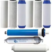 REVERSE OSMOSIS SEDIMENT/GAC/CARBON. CLEAR ALKALINE FILTER1 100 GPD R.O MEMBRANE