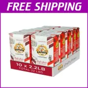 High-Quality Italian 00 Flour - 2.2 LB Each, 22 LB Total - Soft Wheat for Baking
