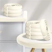 Corner Protectors，Foam Edge Protectors， Sharp Edge of Table Guards Bumpers Pole, Self-Adhesive Furniture Edge Strips, Bumper Protector Padding, Protective Foam Cushion Coffee Table(White a,3pcs)