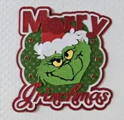 Merry Grinchmas Title 2. Scrapbook, Card Making Paper Piecing
