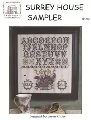 Rosewood Manor Designs / Karen Kluba ~ PF-001 Surrey House Sampler