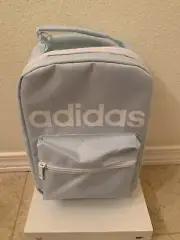 Adidas Santiago Insulated Lunch Bag Kit Sky Tint White Onix 3 Stripes BTS School