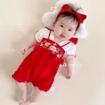 BABY CLOTHES, JUMPSUIT, BABY GIRL'S FULL MOON 100-嬰兒衣服裝連身衣女寶