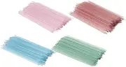 FOMIYES Nail Drill Stick Set 400pcs Plastic Manicure Tools Nail Dotting Sticks for Women's