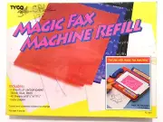 Vintage 90's Tyco Magic Fax Machine Refills Pages Carbon Paper NOS NIB 1992 RARE