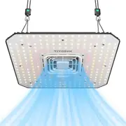 100W LED Grow Light Full-Spectrum Sunlike Light with Circulation Fan