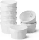 Btat- Ramekins, 8 Oz, Set of 8, Ramekins for Baking, Ramekin with Measurement Ma