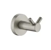 Ideal Double Robe Hook (Brushed Nickel)
