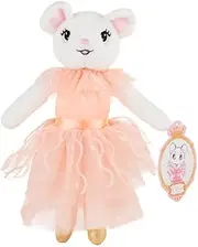 Claris, the Chicest Mouse in Paris Mini Plush Toy, Parisian Peach, 20 cm
