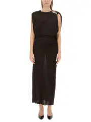 [Lanvin] Lanvin-Draped Dress-Donna 36