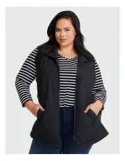 [Taking Shape] Puffer Vest in Black