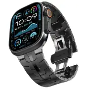 Titanium Band for Apple Watch Ultra 2 Band 49mm 46mm 45mm 44mm, Durable Light...