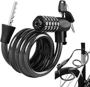 Chain Lock, Anti-Theft Cycling Lock, Best Lock for Security, Heavy Duty Lock Chain Lock for Bicycles Folding Anti-Theft Lock Lock with Alarm Portable Lock