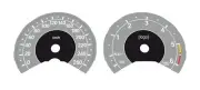 BMW F20 Diesel KM/H Custom 1M-style Gauge Faces + illuminated logo