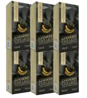 6 Boxes of eGano Premium Ganoderma Cafe Latte Instant Coffee 20 Sachets/ box