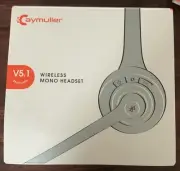 Caymuller Wireless Mono Headset - V5.1 - Bluetooth DT628-US-S, black