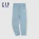 Gap 女童裝 Logo束口鬆緊運動褲-藍色(890222)