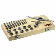 TTC QR-23R.H 23 Pc 1/4"- 1/2" HSS RH Tap & Die Set