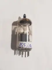 1 x ECC88 PHILIPS Blue TIP,Foil Pin's Getter - NOS