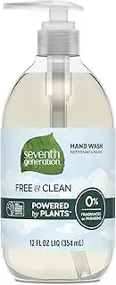 Seventh Generation Hand Wash, Free & Clean Unscented Hand Soap, 12oz