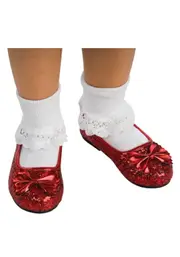 Dorothy Red Glitter Deluxe Shoes for Kids - The Wizard of Oz
