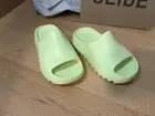 Adidas Yeezy Slide Kids Glow Green Size 13K New In Box 100% AUTHENTIC!