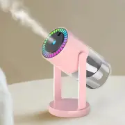 GGP Pink Starry Sky Projection Humidifier Usb Ultrasonic Car And Home Air Humidifier, Mist Diffuser For Hydration