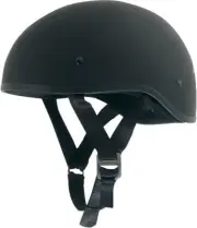 AFX FX-200 Slick Half Helmet Flat Black SM/Small